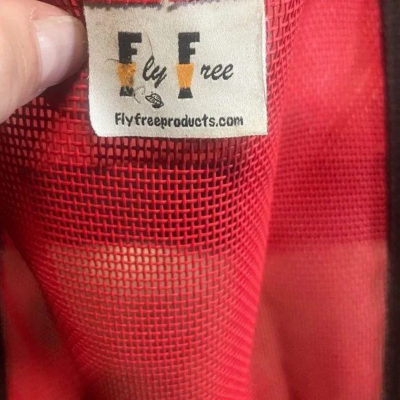 Red draft/over size fly free fly boot - Picture 6 of 7